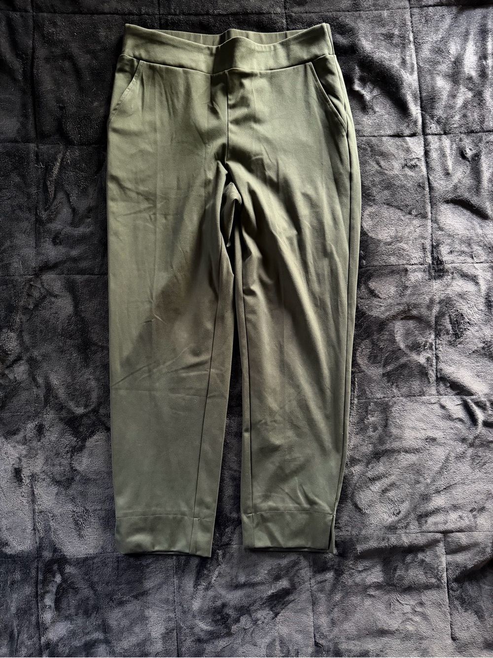 Rachel Zoe Green Dress/Casual Stretch Pants